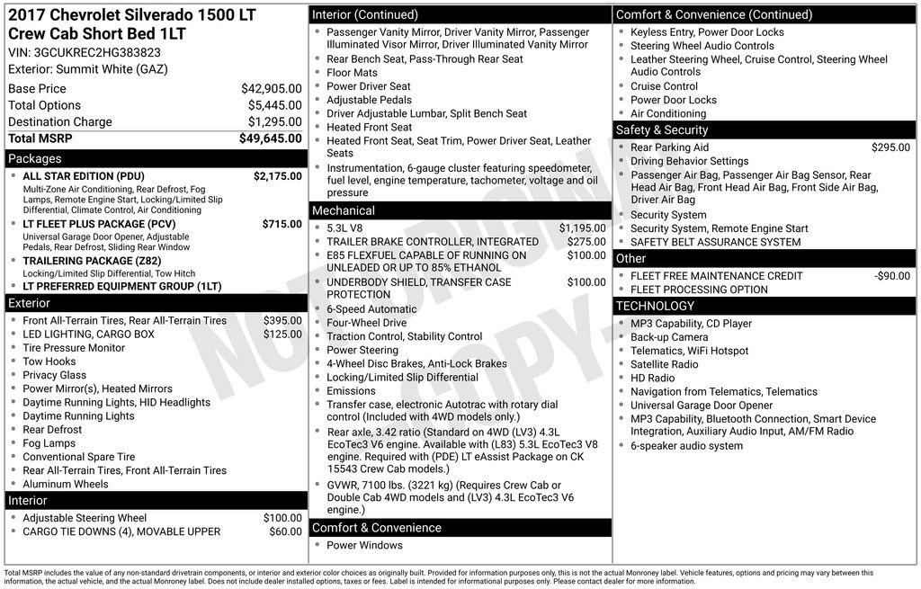 chevrolet silverado 1500 2017 3GCUKREC2HG383823 image chevrolet silverado 1500 2017 3GCUKREC2HG383823 image